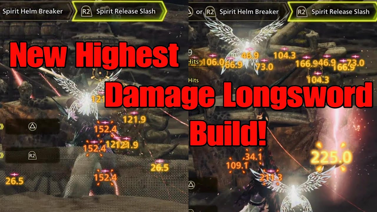 New Highest Damage Longsword Build in Monster Hunter Wilds