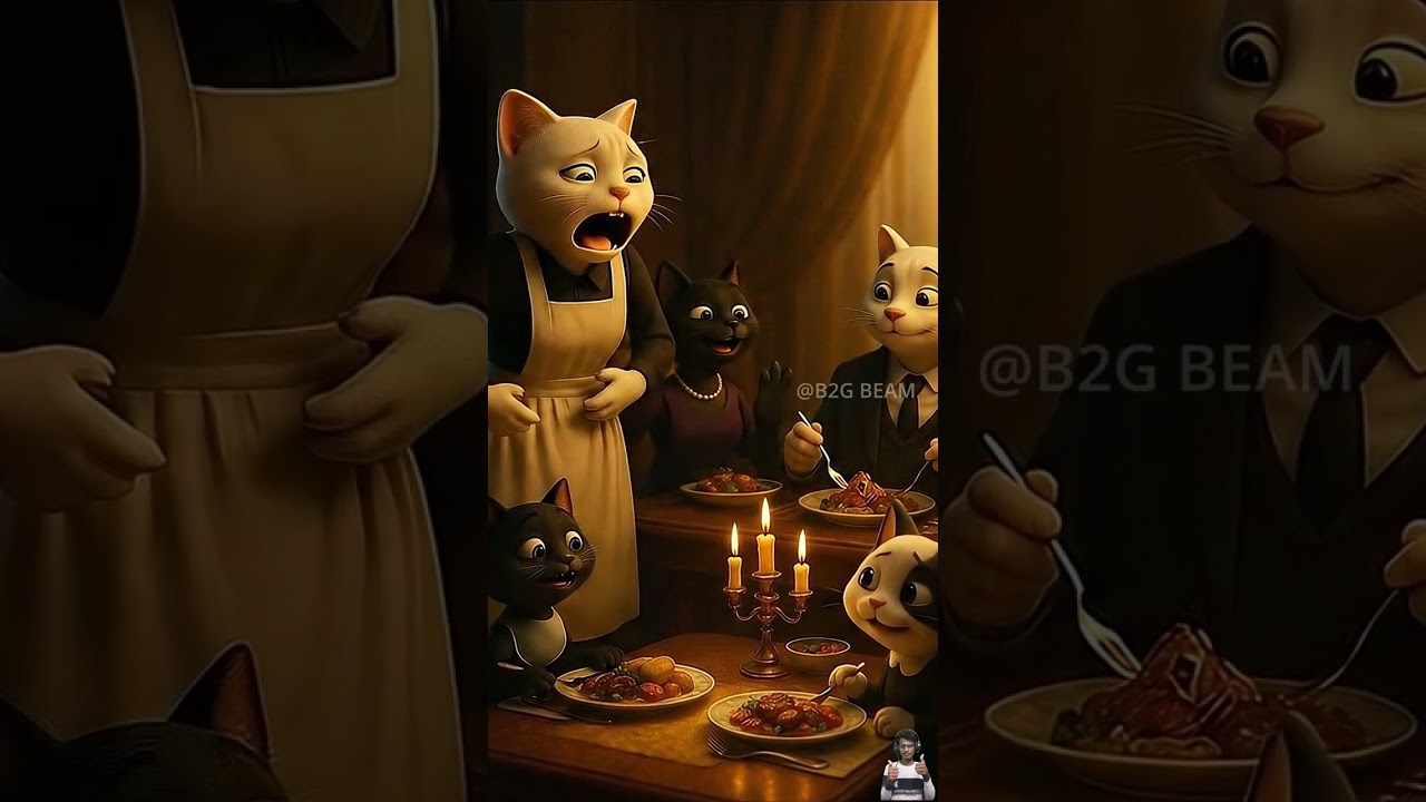 &ldquo;Maid Cat Sad Story 😢 | Rich Family vs Poor Life&rdquo; #cartoon #animation #cat #movie #disney