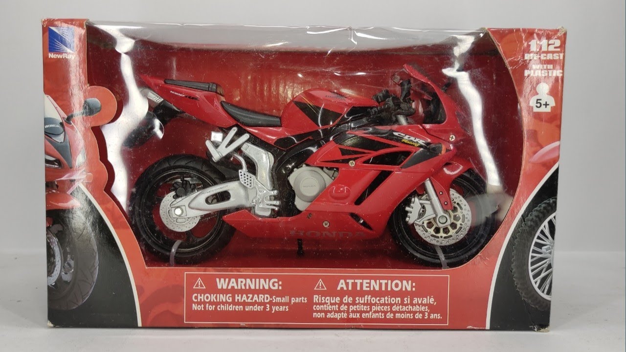 Unboxing & Review HONDA CBR 1000RR 2005 | Newray 1:12