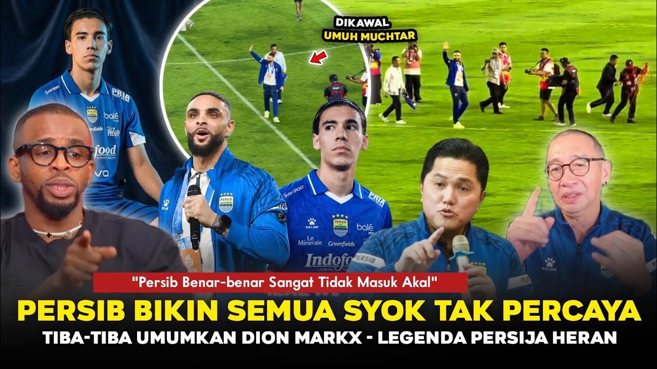 SE-INDONESIA DIBUAT KAGET TAK PERCAYA❗Dion Markx & Kurzawa Diperkenalkan Persib ~ Greg Keheranan