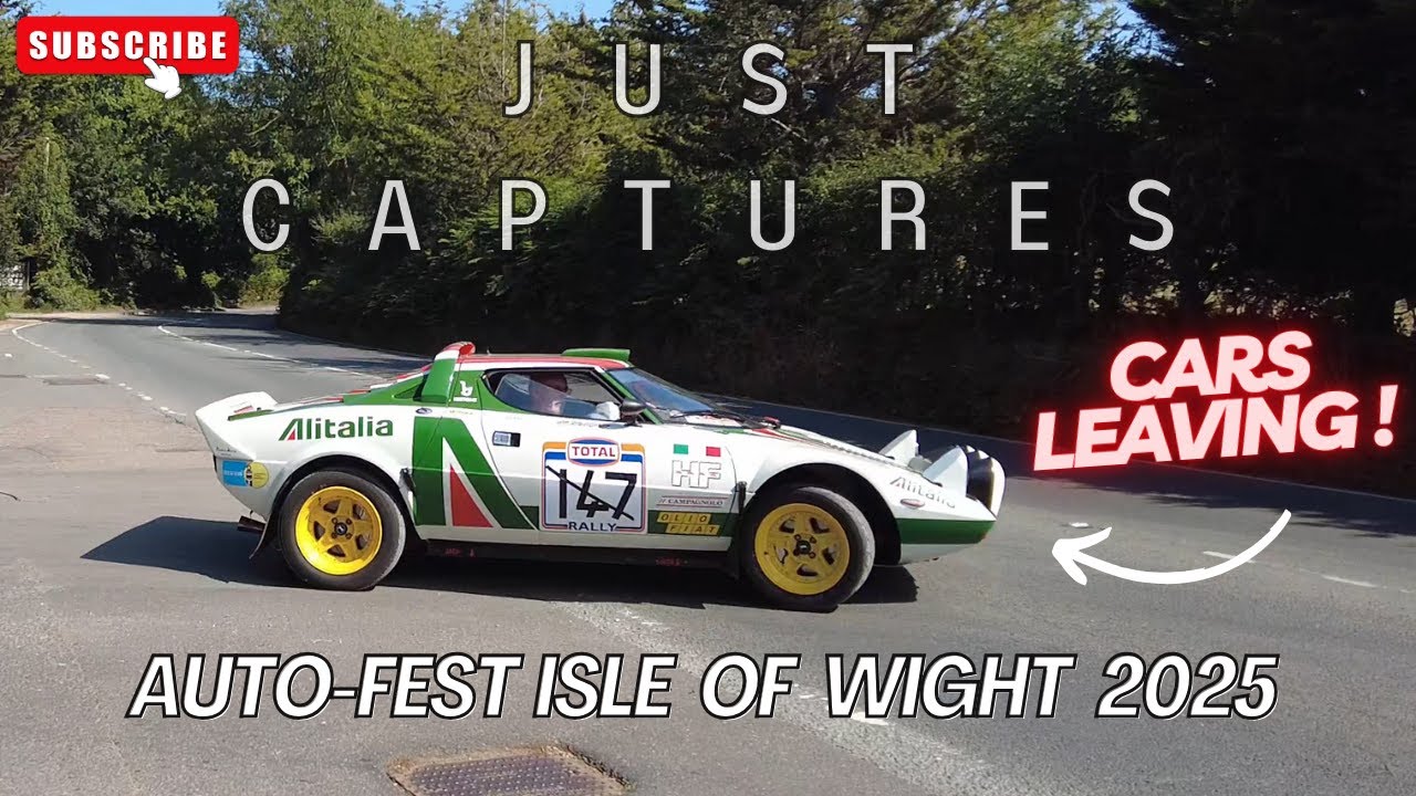 Cars Leaving Auto-Fest Isle of Wight 2025