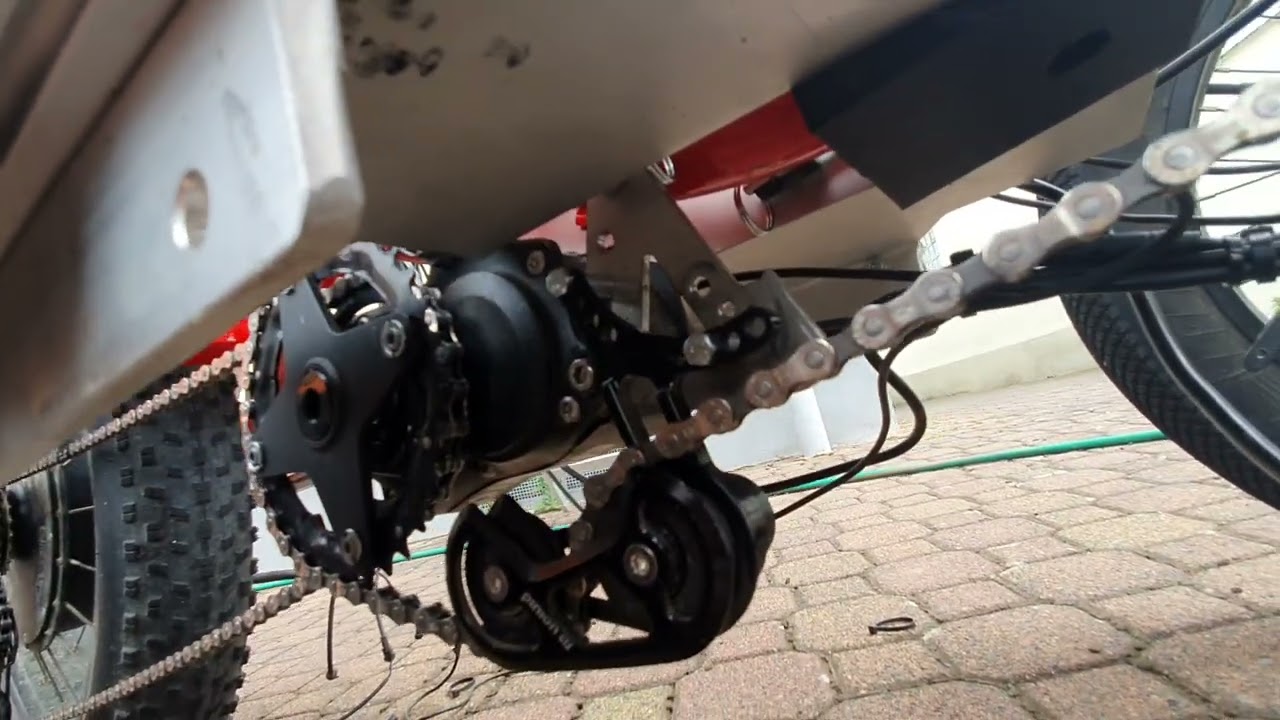 Pinion Getriebe im Liegerad