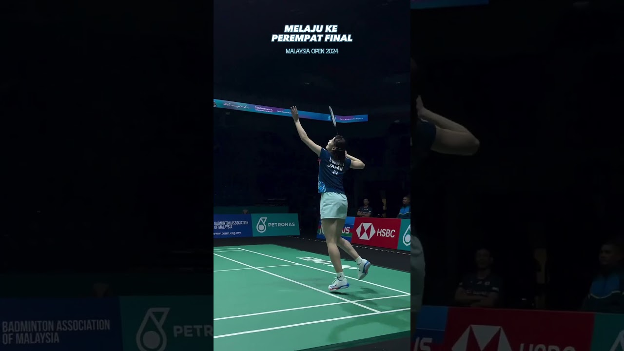 Rin Iwanaga & Kie Nakanishi ke perempat final Malaysia Open 2024 #badminton