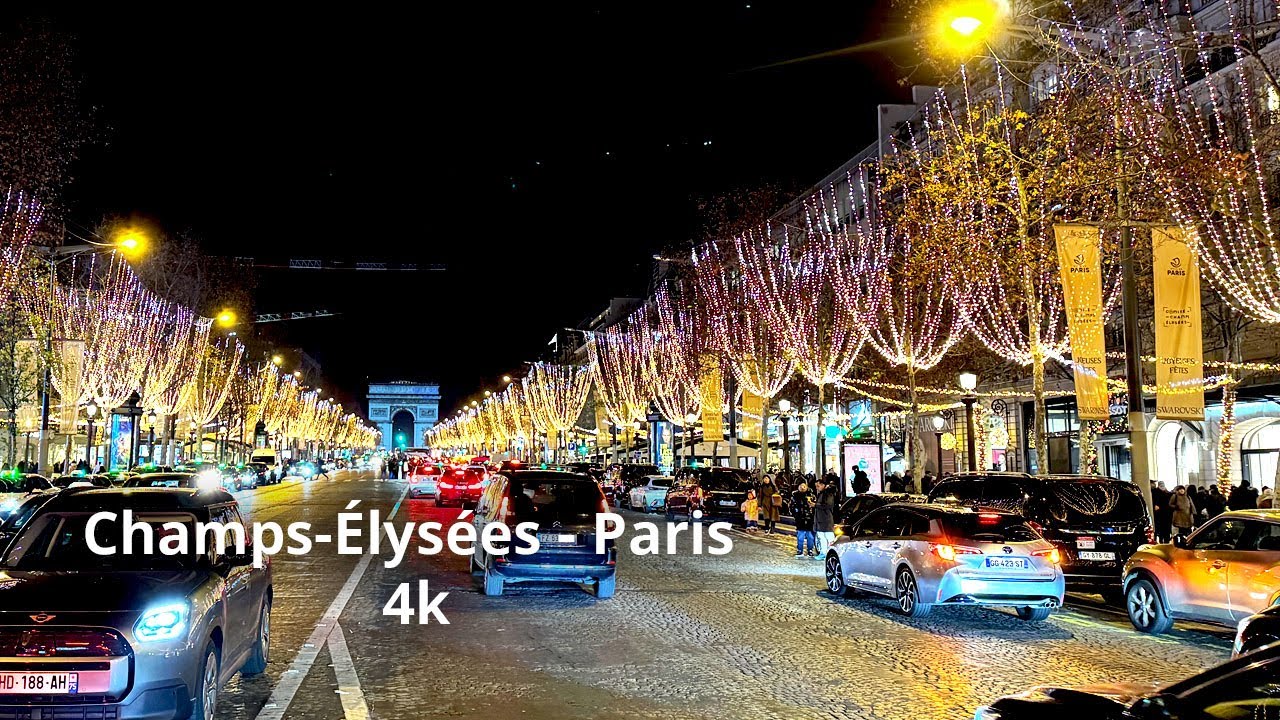 Champs-Élysées so dreamy, it doesn’t feel real, 4K