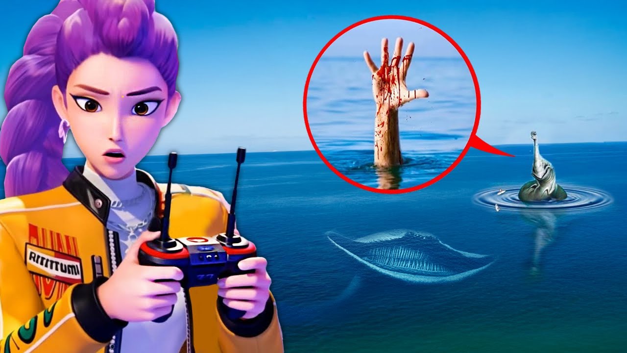 DRON UCHWYCIŁ HAND SEA MONSTER I EL GRAN MAJA W PRAWDZIWYM ŻYCIU!!