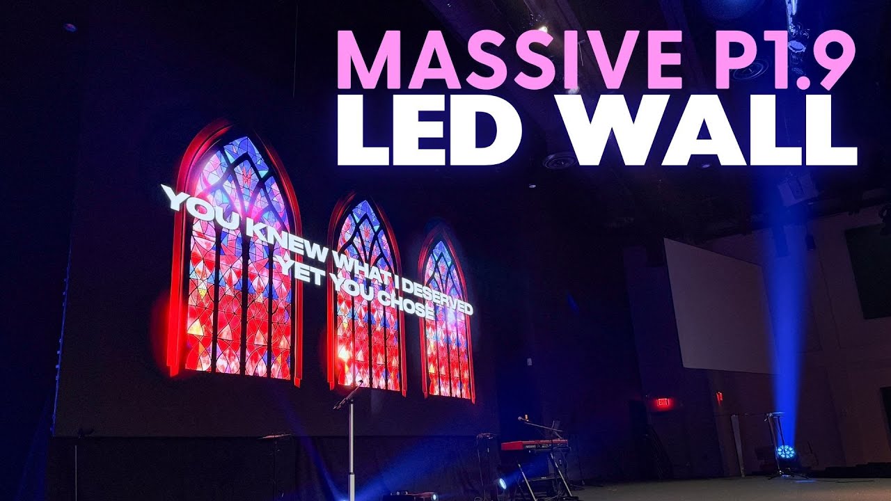 Massive LED Wall!  1.9mm Pixel Pitch | Altitude LED