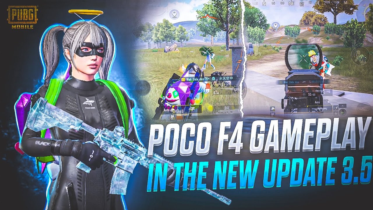 🔥 POCO F4 3.5 AGGRESSIVE GAMEPLAY 😈| POCO F4 5G TEST 😍 | Smooth + 120fps | 5fingers + gyro |