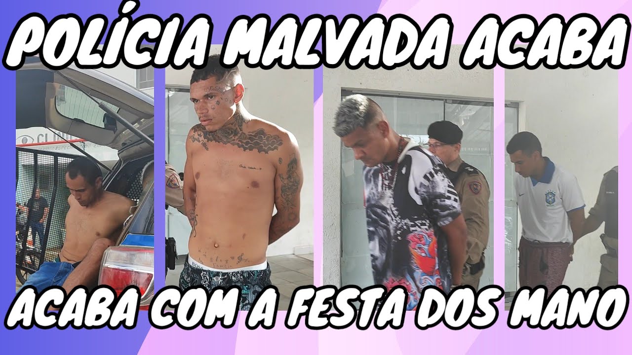 POLÍCIA MALVADA ACABA COM A FESTA DOS MANO E LEVA TODO MUNDO P HOTEL DO JUQUINHA