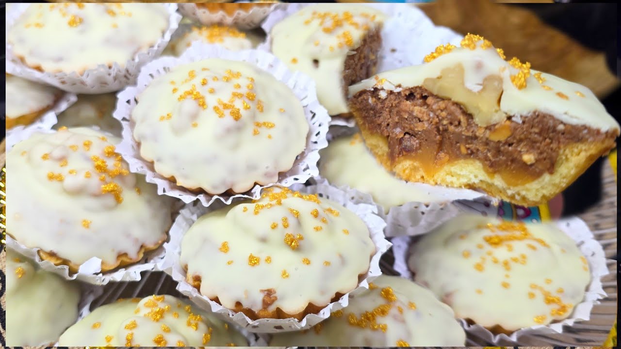 مطبخ ام وليد / ميني تارت محشية بالكراميل و الغوفريط خليط بين قرمشة و طراوة ، تحفة 😋😍🥰.