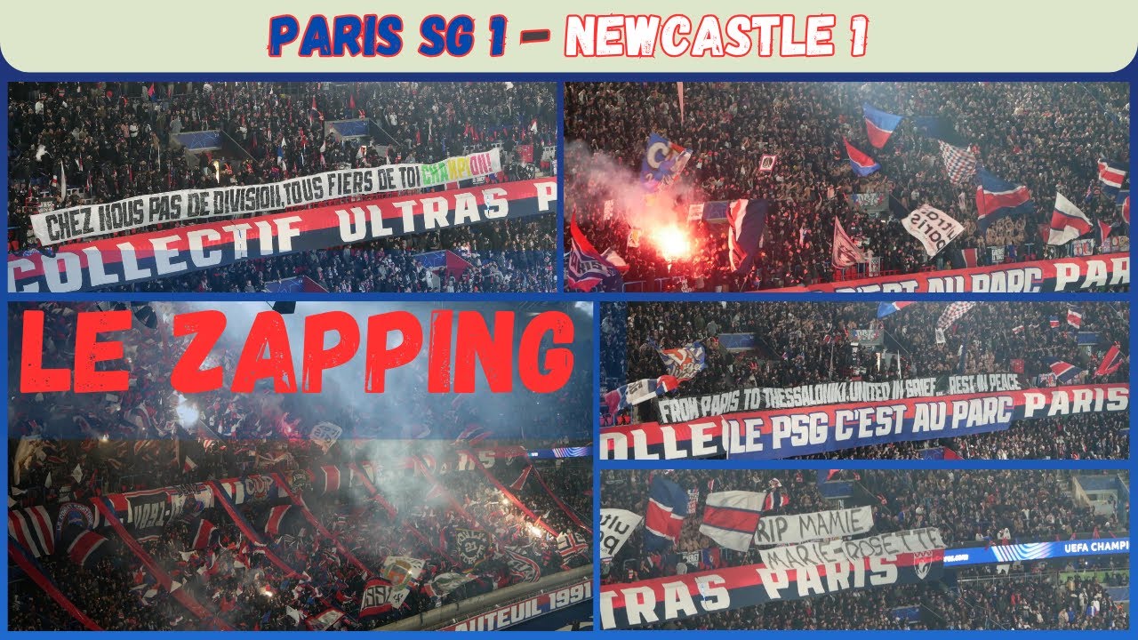 Le zapping de l'ambiance de PSG Newcastle [28-01-2026]