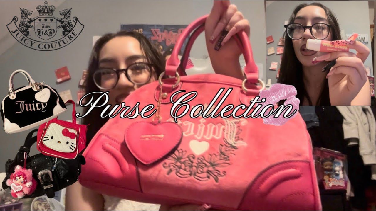 Y2K Purse Collection ! Juicy Couture, Hello Kitty, and more ! ☆