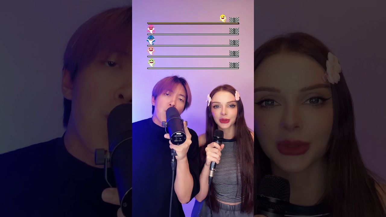 Baby Shark Round 3!!! Who&rsquo;s the Champion??? 🤔🤯 @Mamiko #beatbox #challenge #fyp