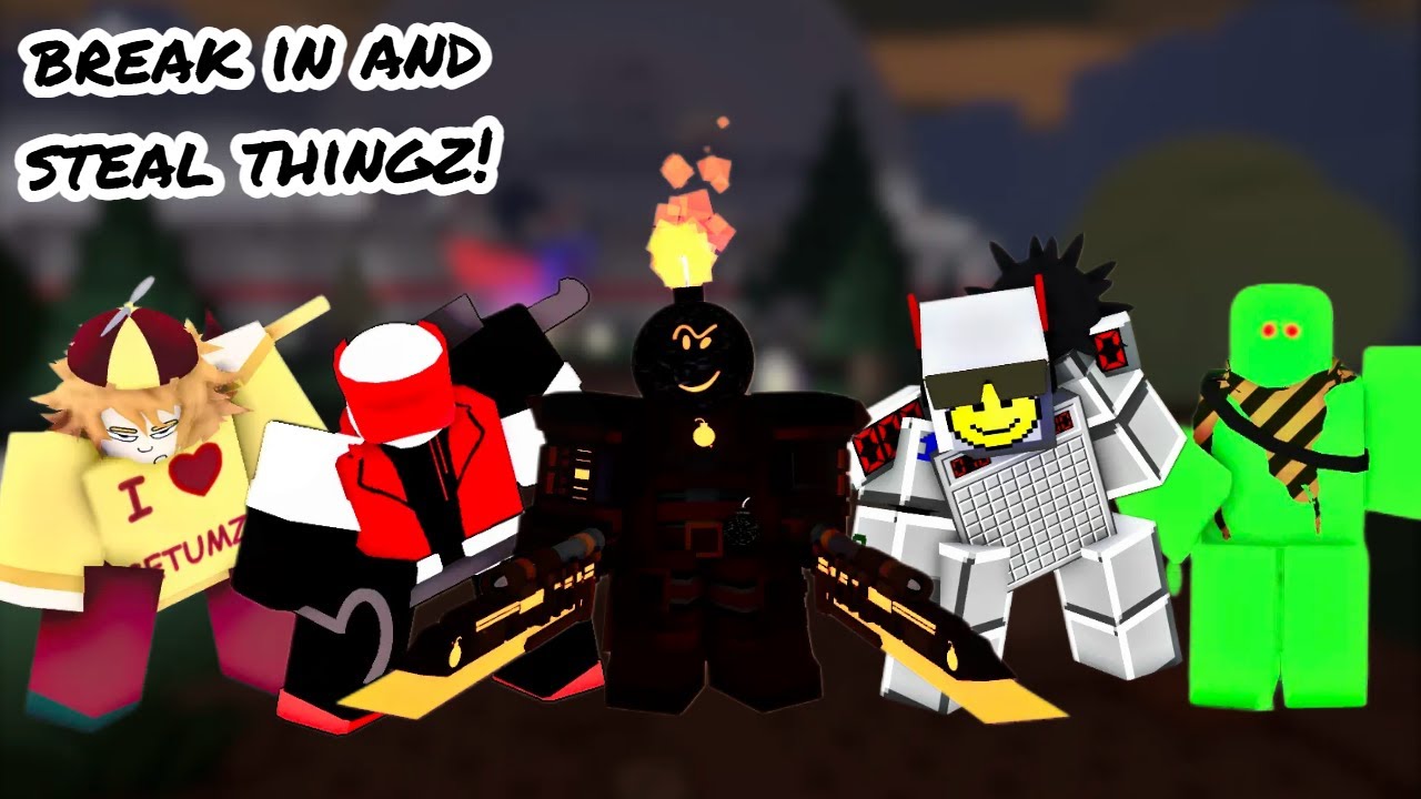 WINNING WITH EVERY NEW CUBEDHEXA22 SKIN! (Halloween upd) | Roblox Break in and Steal Thingz! [BIAST]