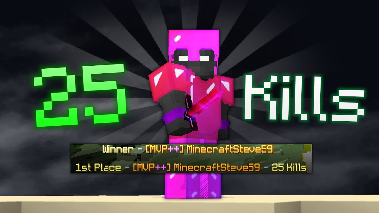 How I got 25 kills in Hypixel UHC