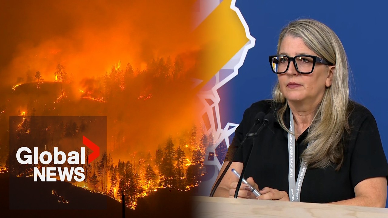 Emergency officials provide update on BC wildfire and drought conditions | FULL