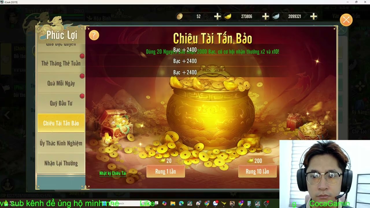 Kiếm Thế Origin : Người chơi mới cần xem video này !! Tích tài nguyên up VK+16 ngay khi mở cấp 8x !!
