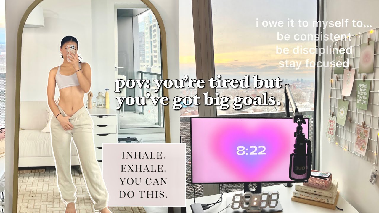 how to get stuff done when you're unmotivated! productive day in the life/getting out of a rut