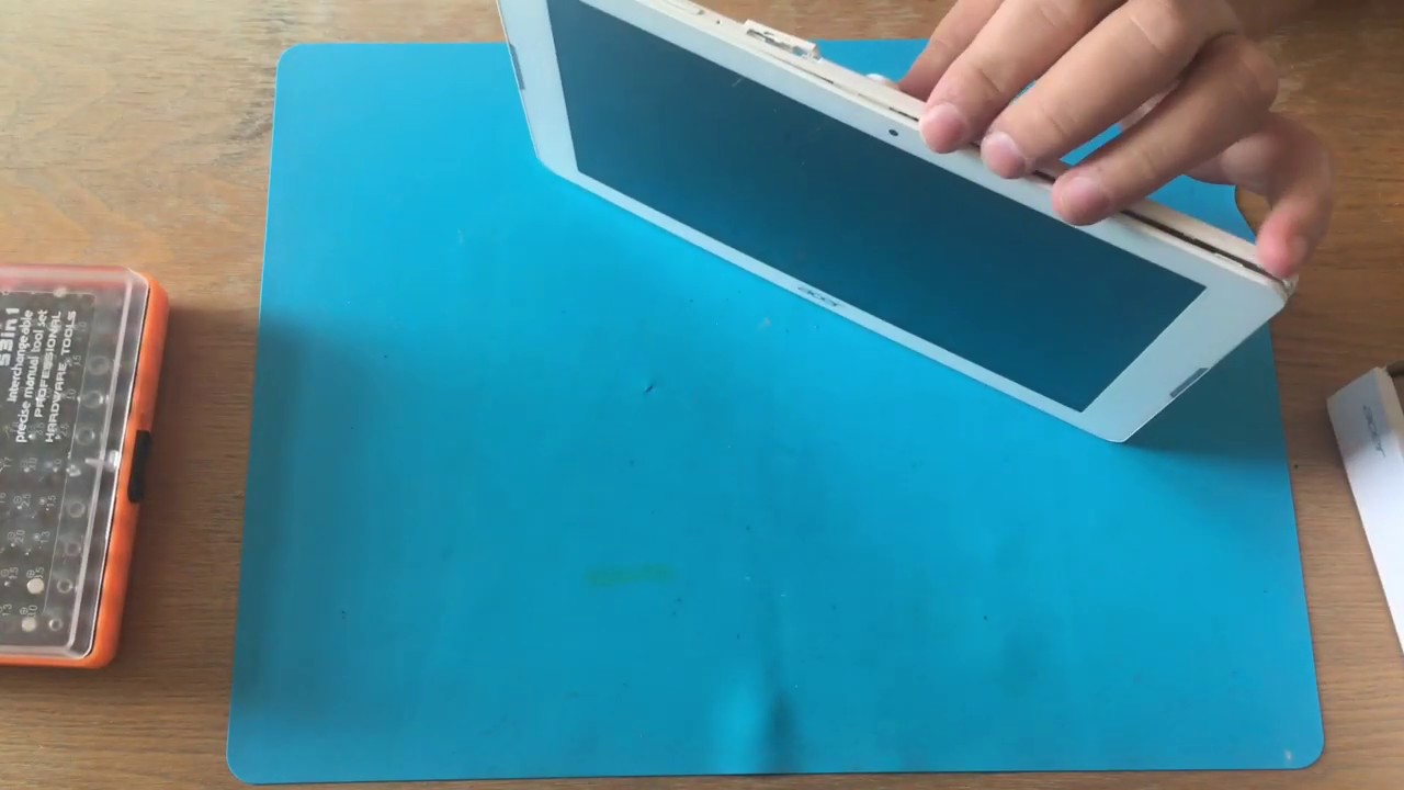 How to fix Acer Iconia One 10 LCD replacement, repair broken LCD