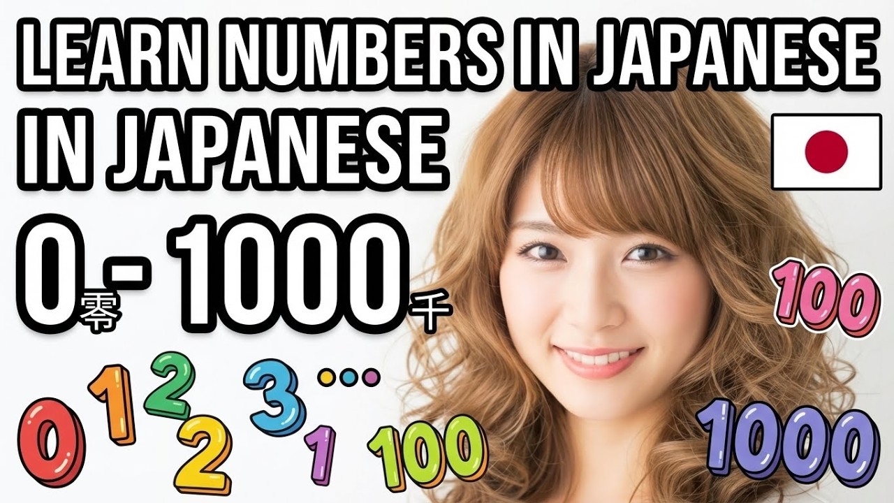 Learn Numbers In Japanese 0 1000 日本語の数字をマスター：ゼロから千まで Learn Japanese A1 Lesson 5