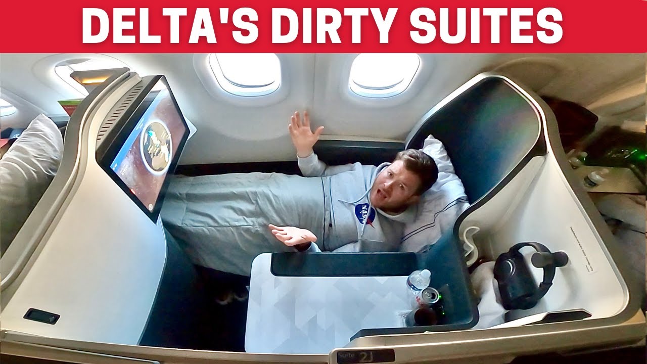Inside Delta Airlines EMBARRASSING Business Class Suites