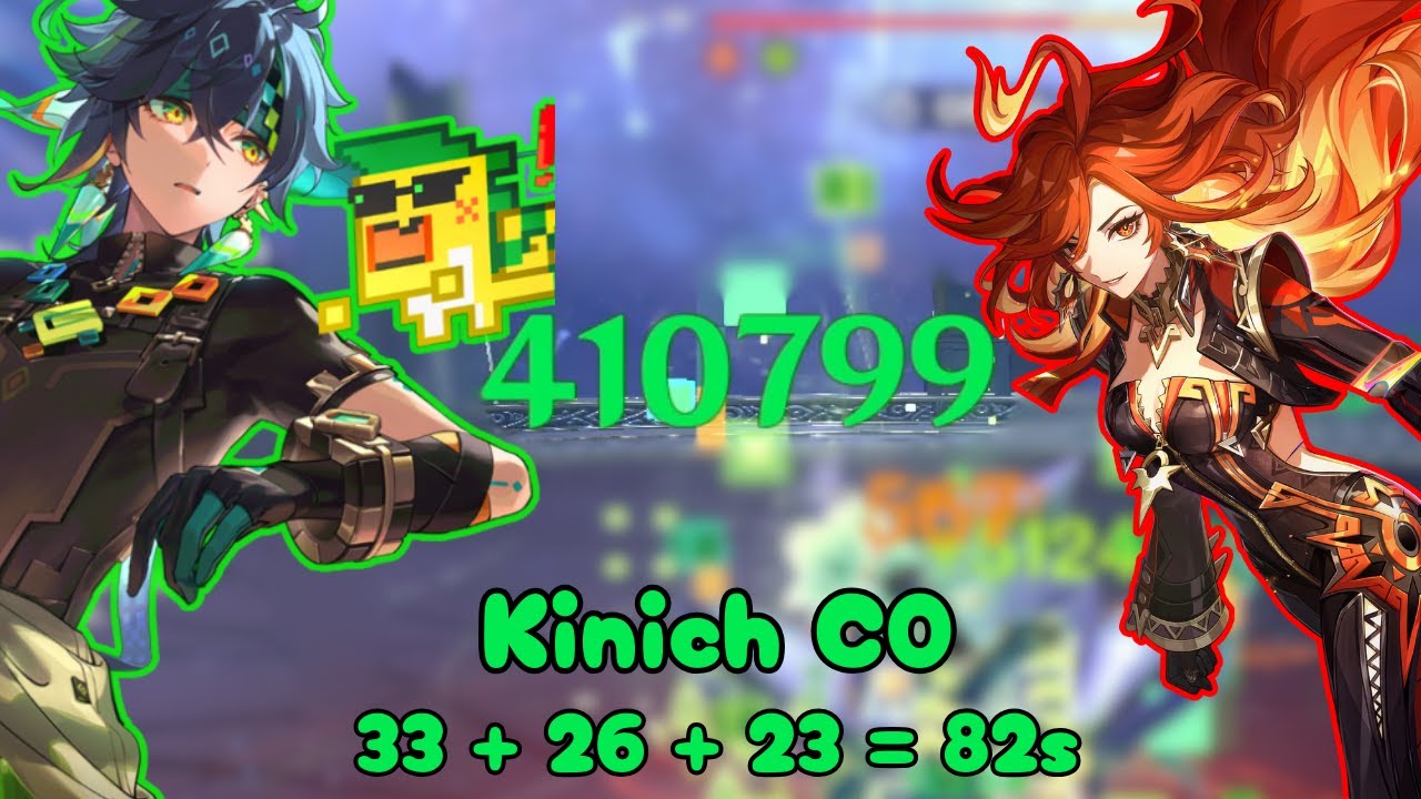 [5.2 Abyss] Kinich's PINNACLE | Kinich Mavuika C0 82s Bot Half Continuous Speedrun | Genshin Impact
