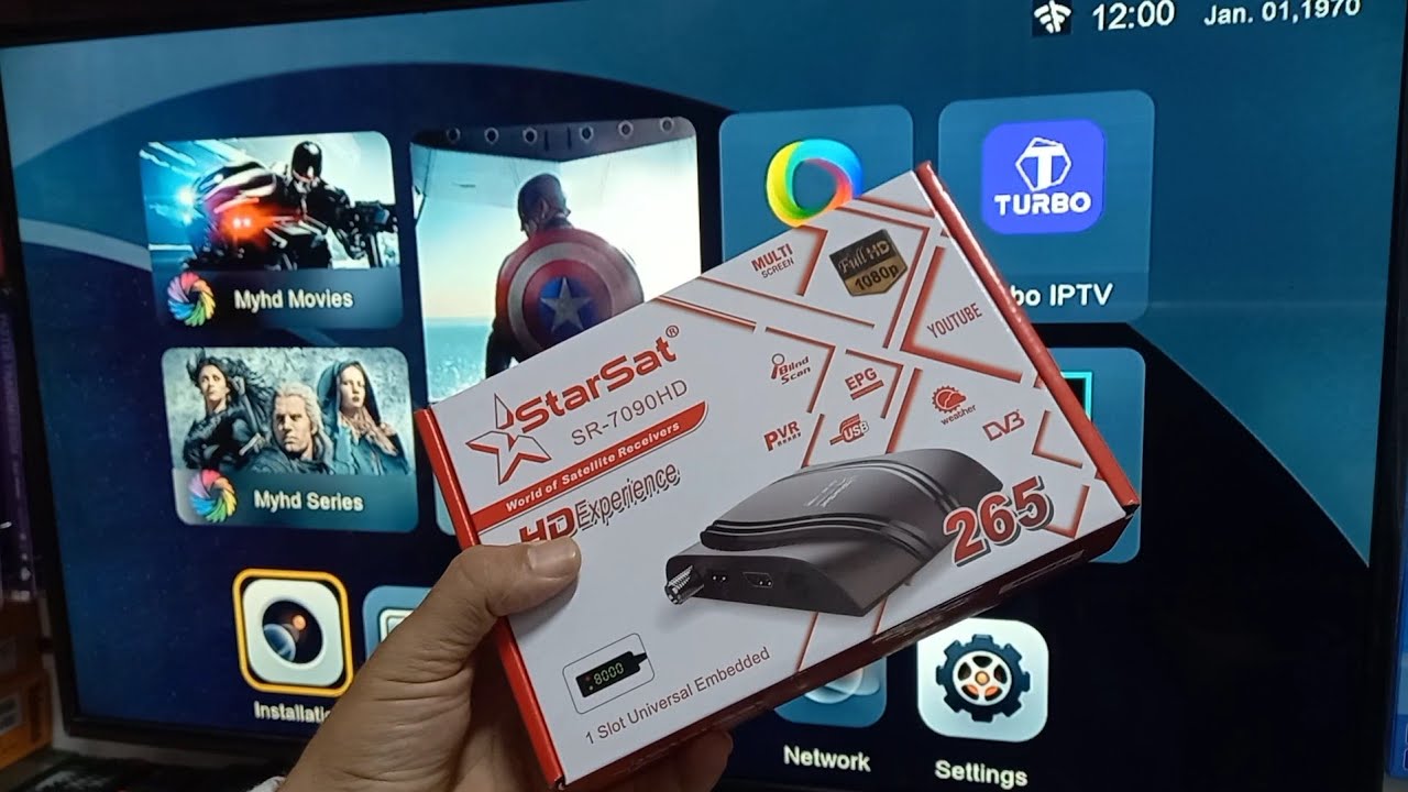 🤔تغيرات الجديدة على جهاز ستارسات 7090HD😱STARSAT