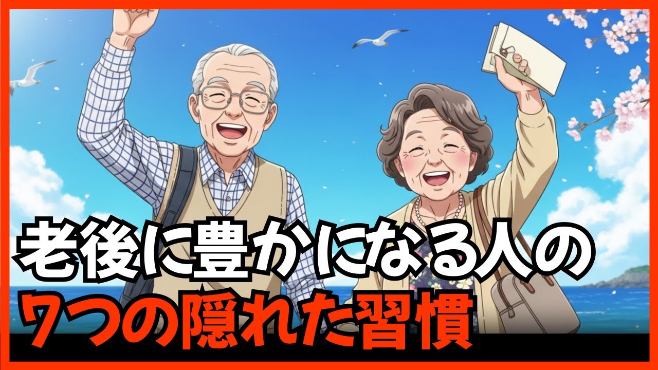 老後に豊かになる人の7つの隠れた習慣｜年金12万円でも幸せな理由【シニア朗読雑学】