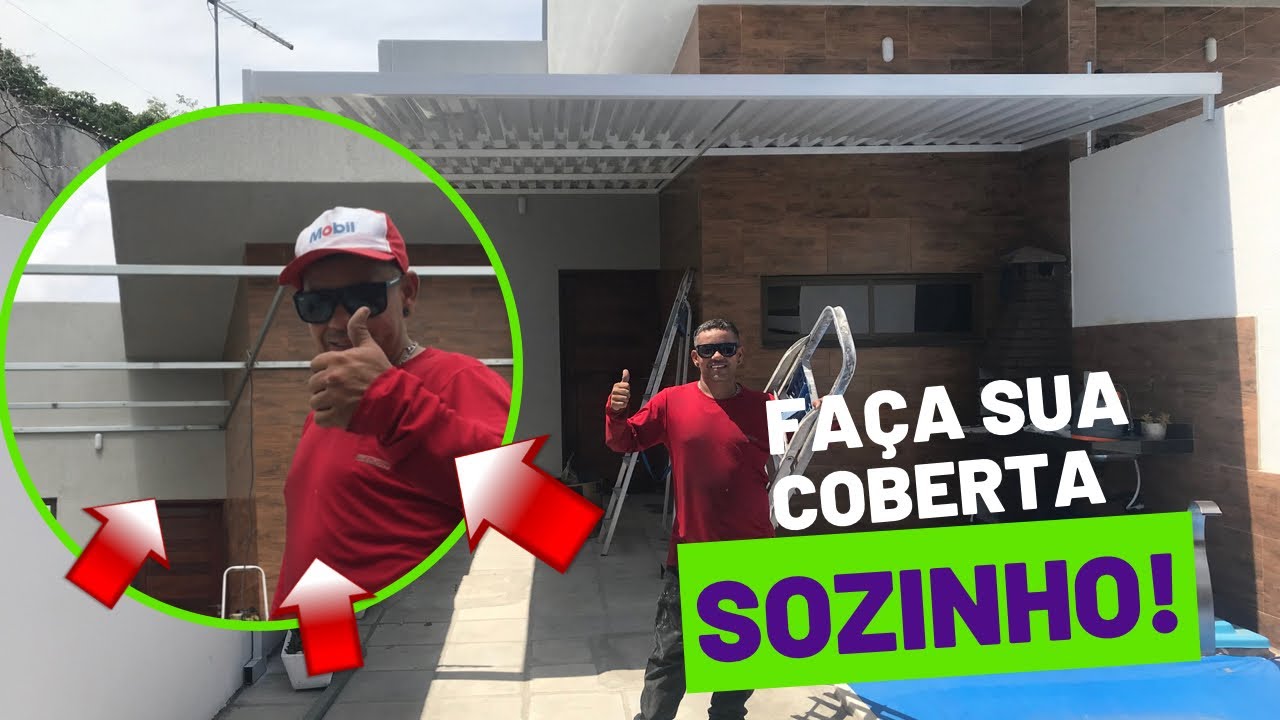 FAÇA VOCÊ MESMO SUA COBERTA TELHADO ALUMÍNIO BRANCO PRATE2