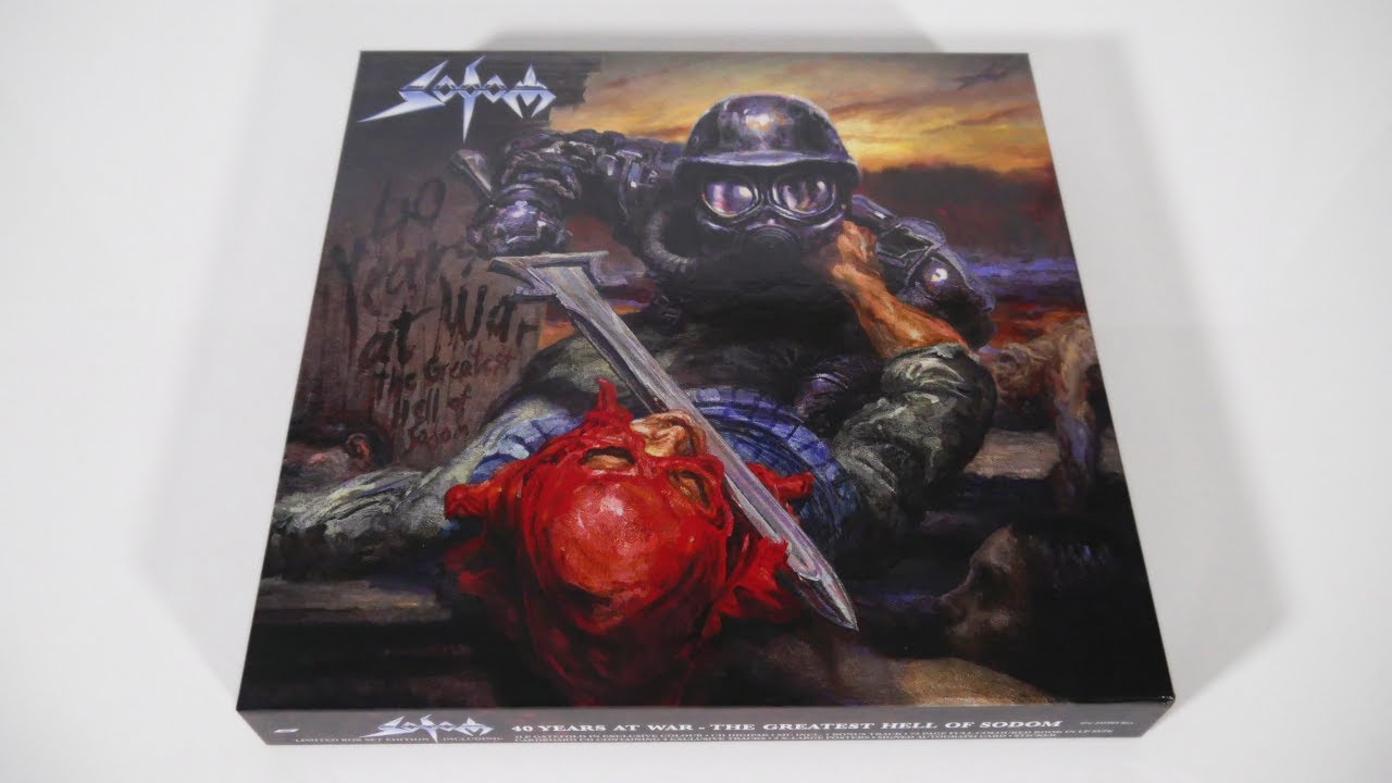 Sodom - 40 Years At War - The Greatest Hell Of Sodom Box Unboxing German