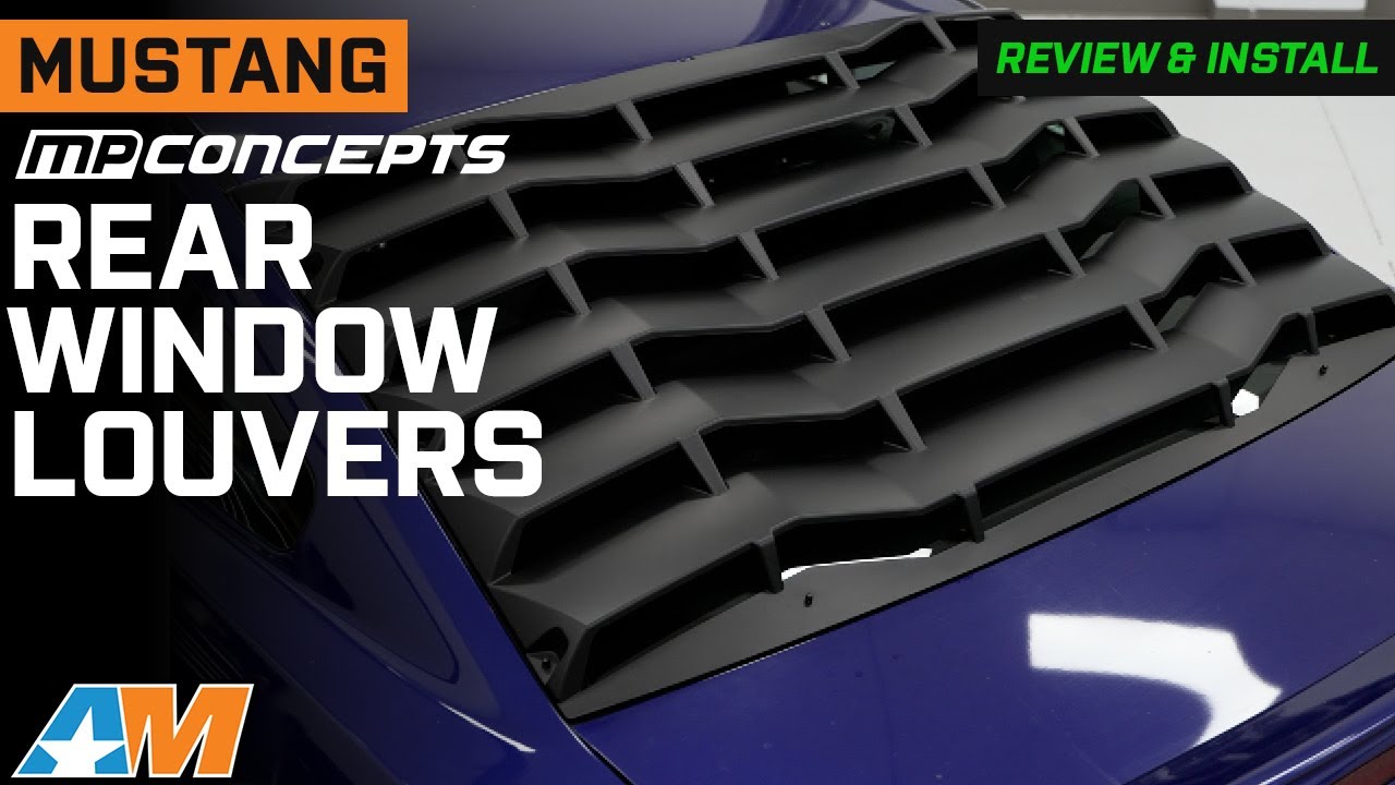 2005-2014 Mustang MP Concepts Rear Window Louvers Review & Install