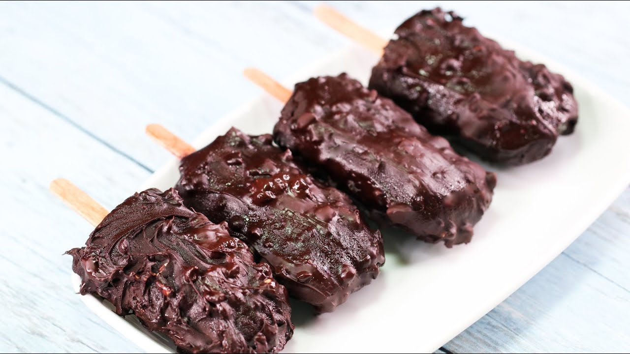 NO CREAM CHOCOLATE ICE CREAM l CHOCOBAR ICE CREAM RECIPE l WITHOUT CREAM