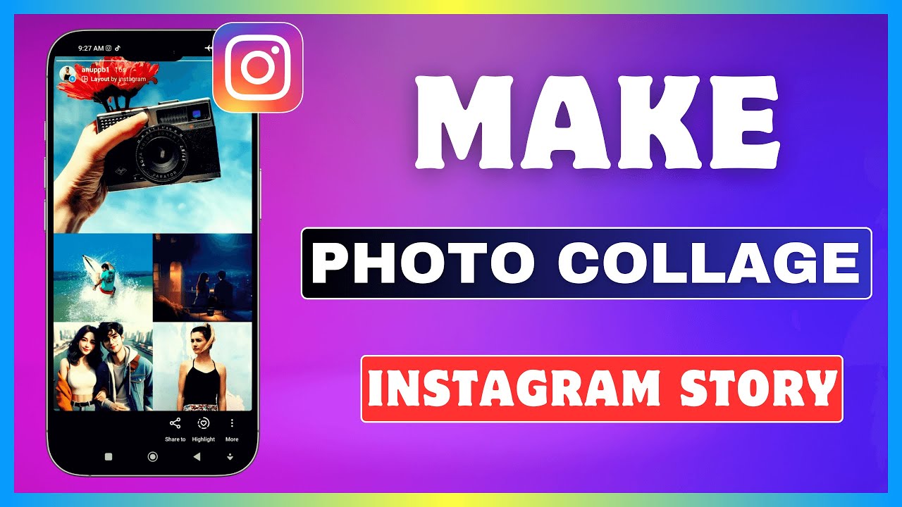 Как сделать коллаж в истории Instagram | Создайте фотоколлаж в историях Instagram