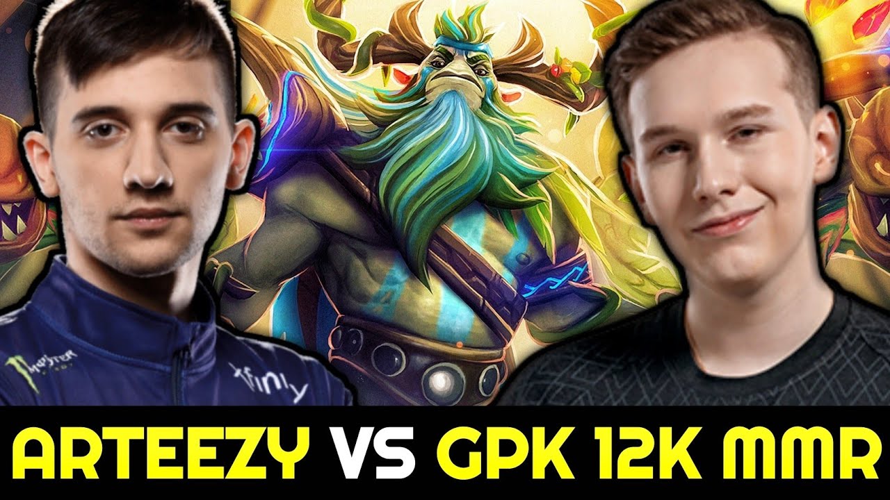 ARTEEZY vs GPK 12K MMR &mdash; Nature's Prophet vs Invoker