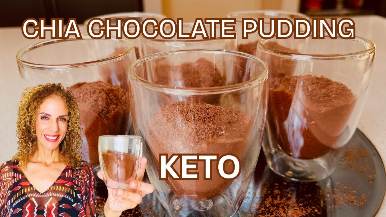 Chia Chocolate Pudding | 2.3g Carbs | Easy Recipe