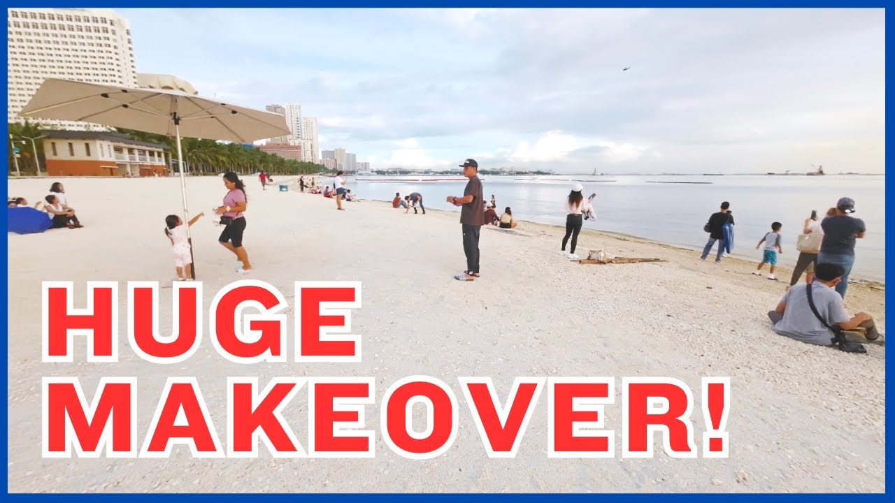 CLEAN & STILL IMPROVING - MANILA BAY DOLOMITE BEACH WALKING TOUR