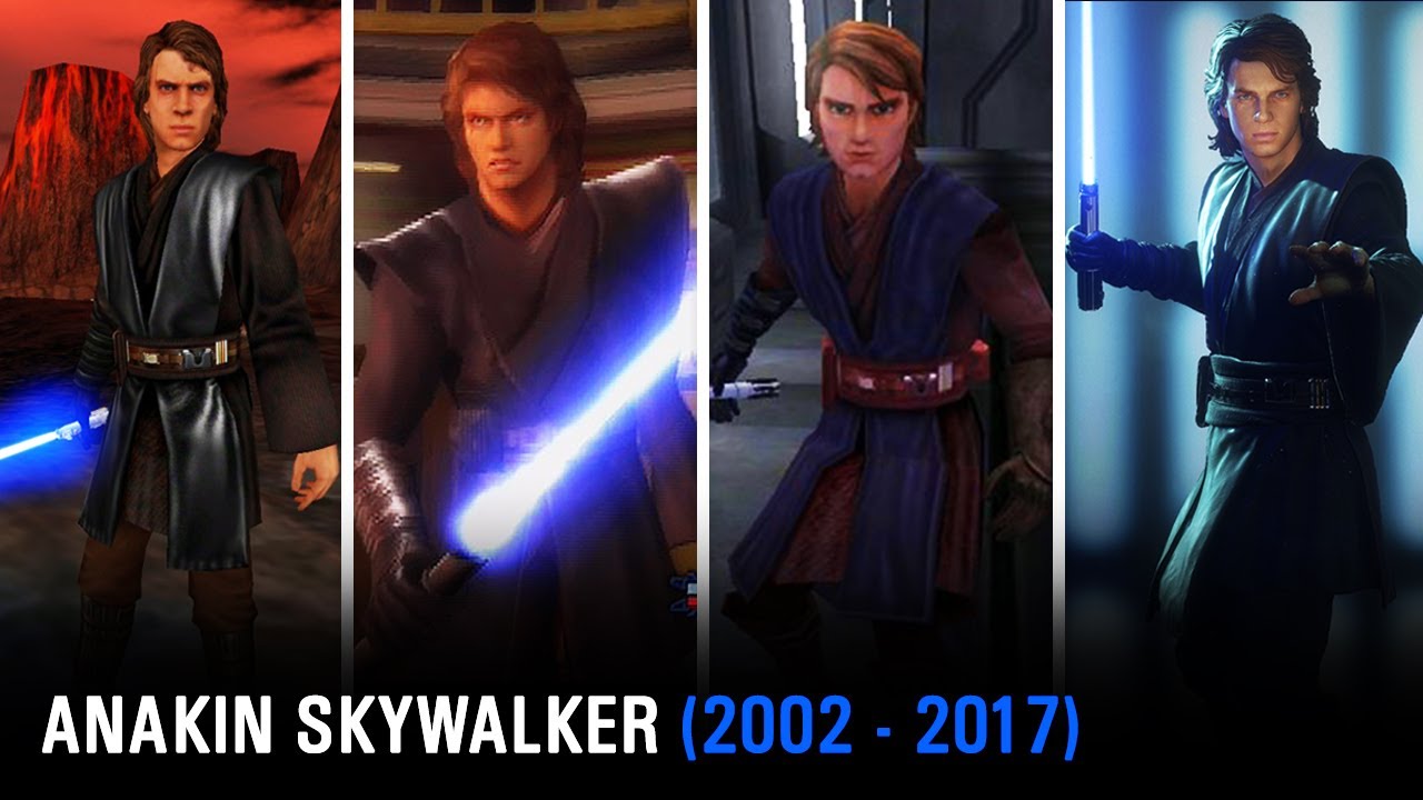 Anakin Skywalker Evolution In Star Wars Games (2002 - 2017)