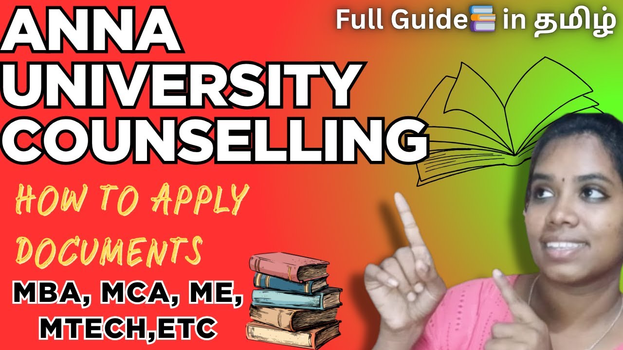 Anna University Counselling 2025: How to Apply Full Guide Admissions | tamil | UngalVino
