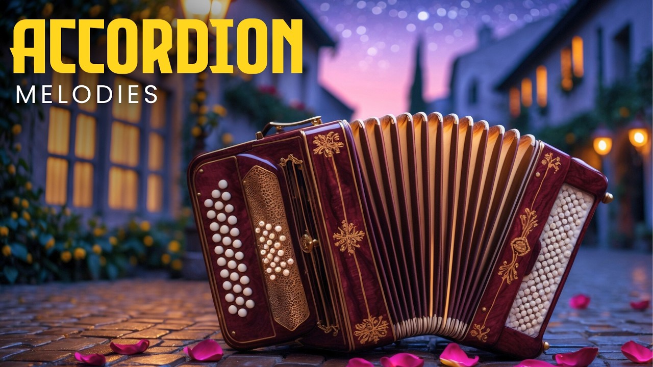 Cozy Cafe Accordion — Chill Instrumental Ambience 24/7 Live Stream