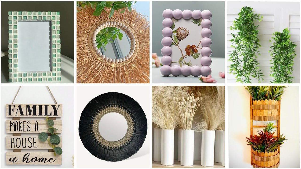 أفكار✨خلي بيتك متميز أفكار ✨ لصنع ديكورات حائط الصالة  #deco#diy#craft #home #ideas idée