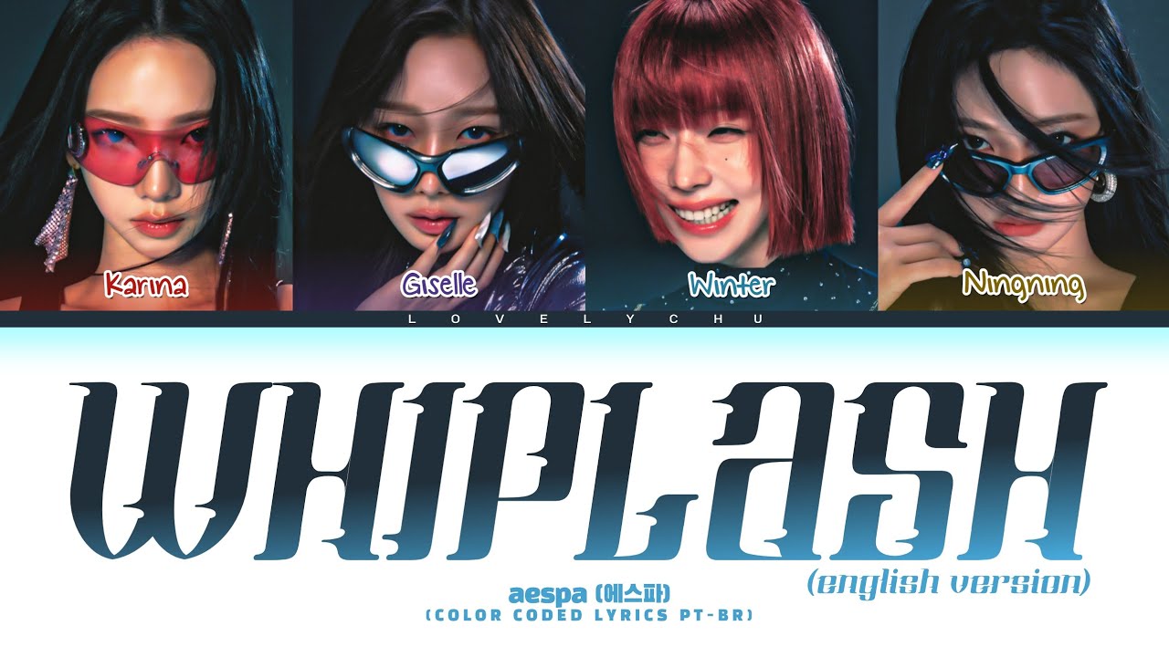 aespa 'Whiplash' (English Version) Lyrics | Legendado PT-BR (Color Coded Lyrics)