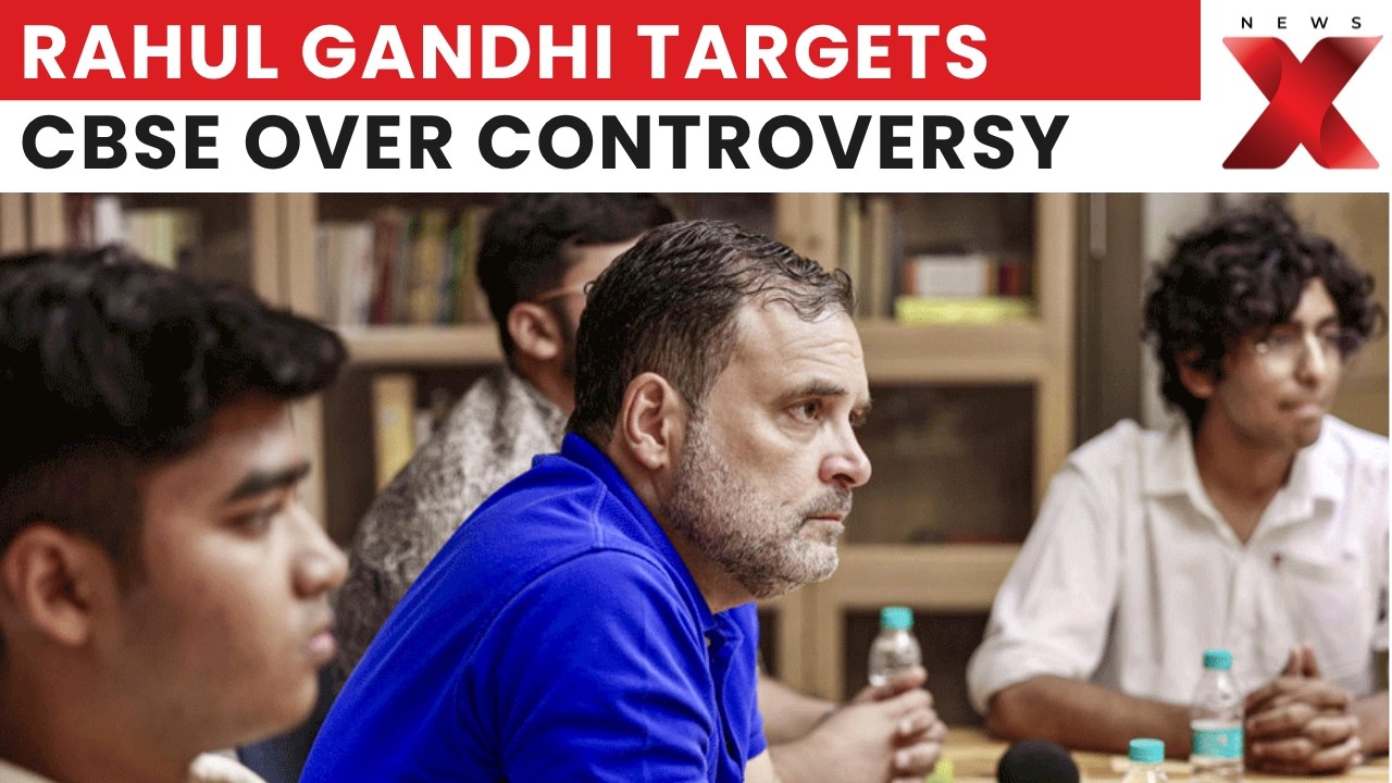 CBSE Tender Row: Rahul Gandhi Raises Questions On Vendor Protection Allegations