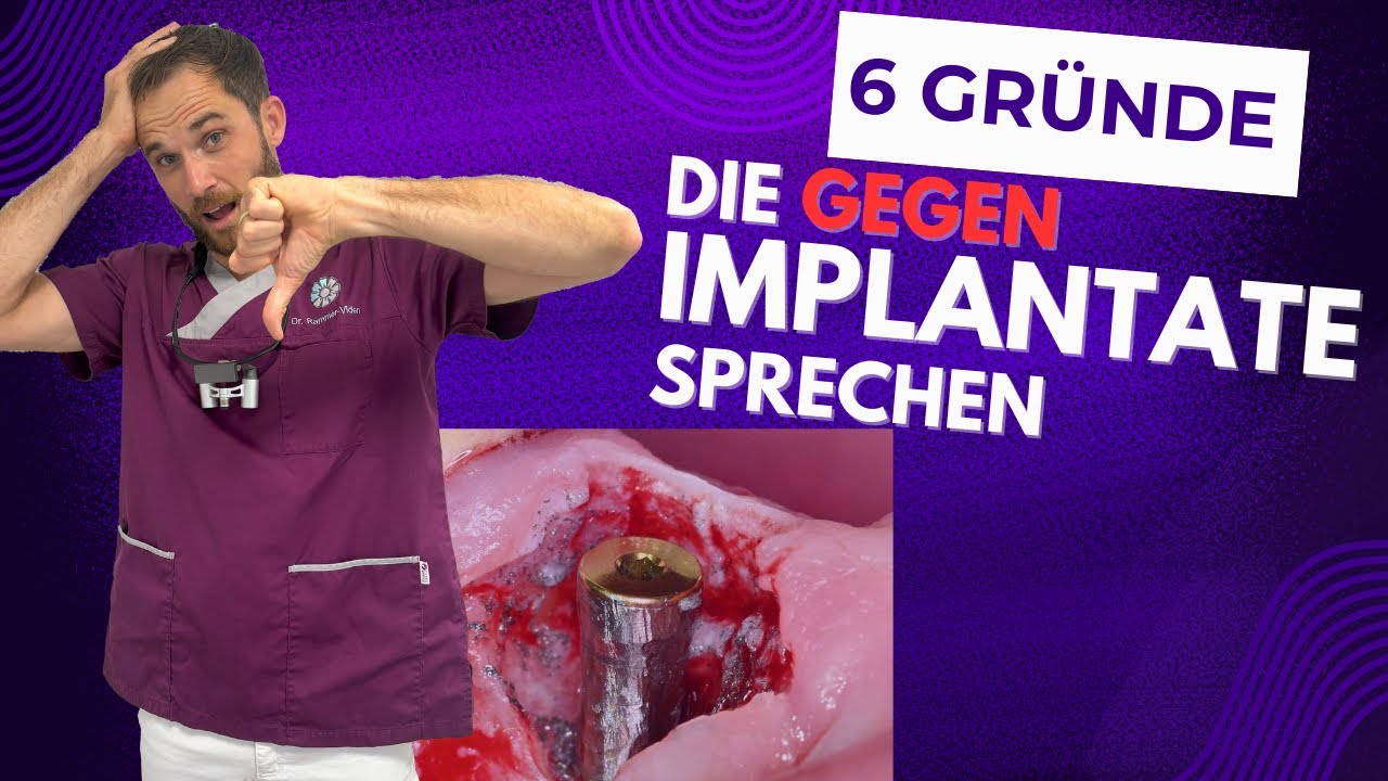 6 Gründe, warum du kein Zahnimplantat bekommen solltest!