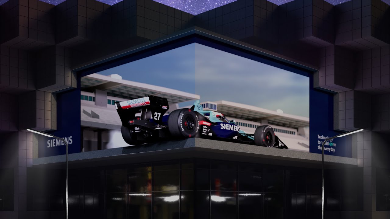 Siemens 3D Anamorphic Billboard