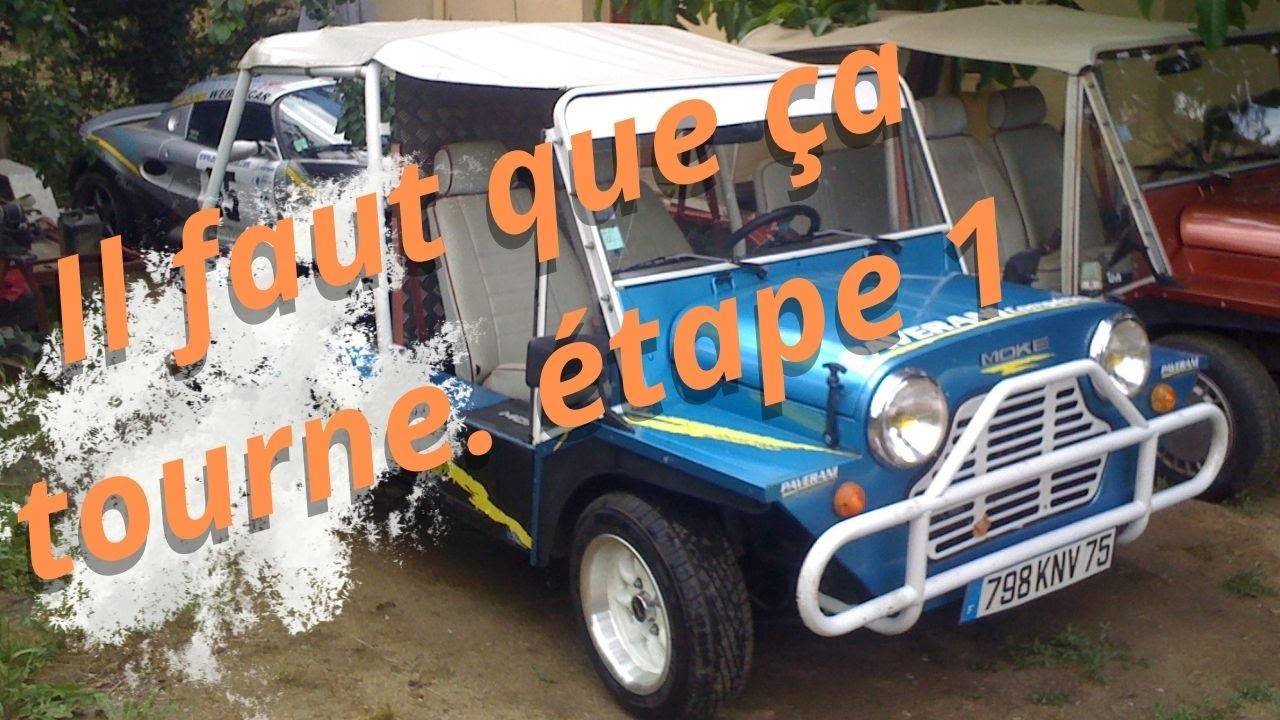 D&eacute;montage express! quand tu dois refaire un moteur d'austin mini moke pour un ami