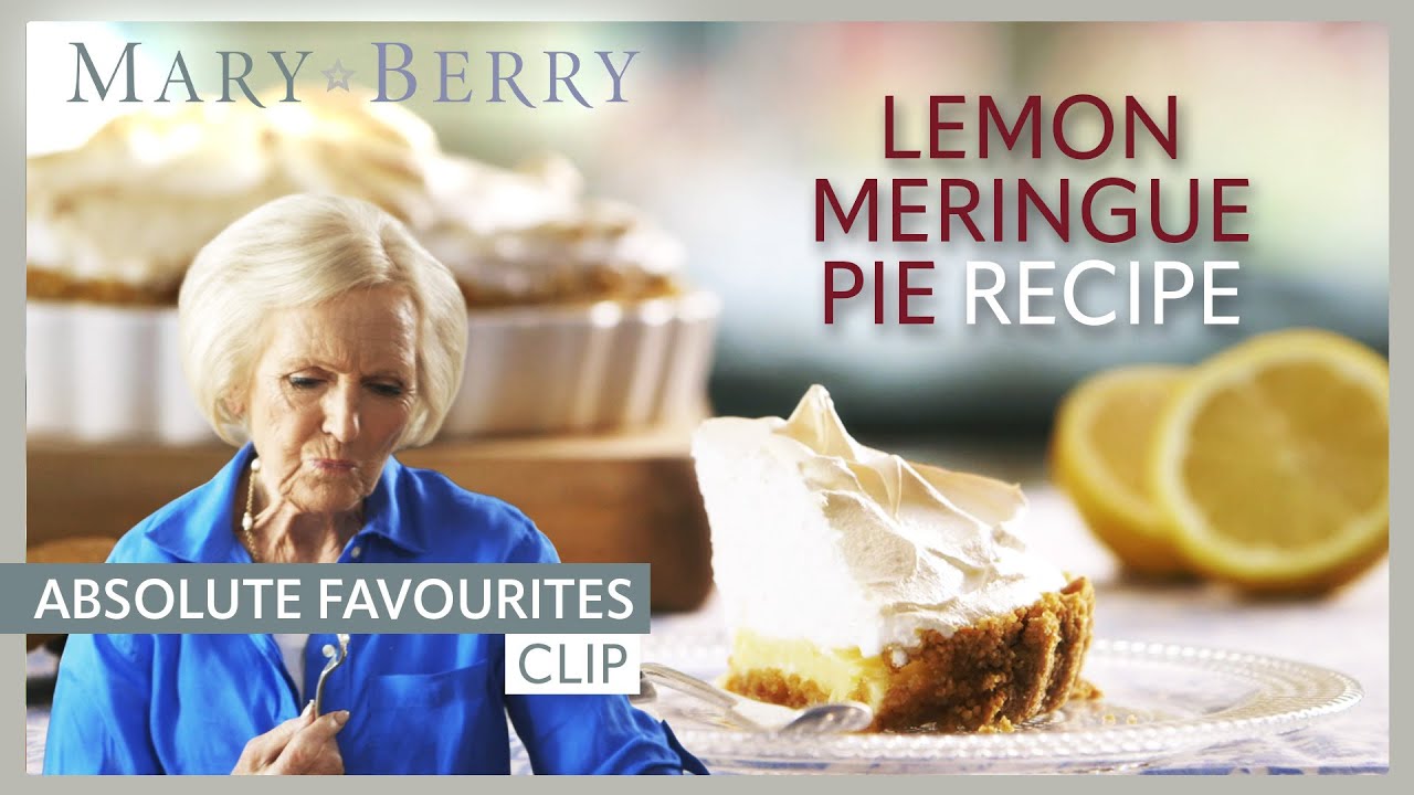 Staple Lemon Meringue Pie Recipe | Mary Berry's Absolute Favourites | Mary Berry