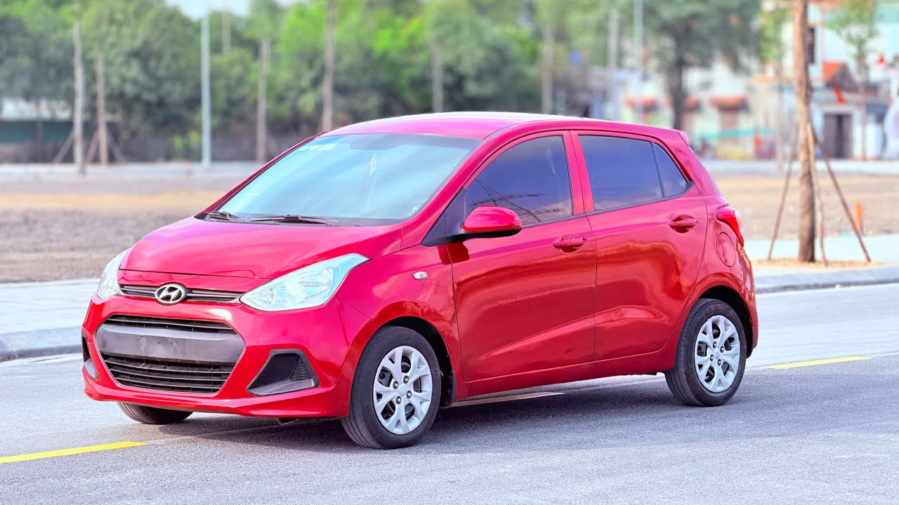 Huyndai i10 2014 đỏ pha lê giá 110tr là có xe đi tết máy số ngon gầm trắc sang tên toàn quốc 