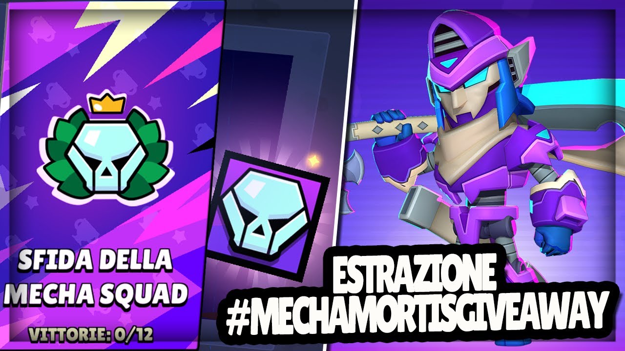 SFIDA MECHA SQUAD + #mechamortisgiveaway ESTRAZIONE | Brawl Stars