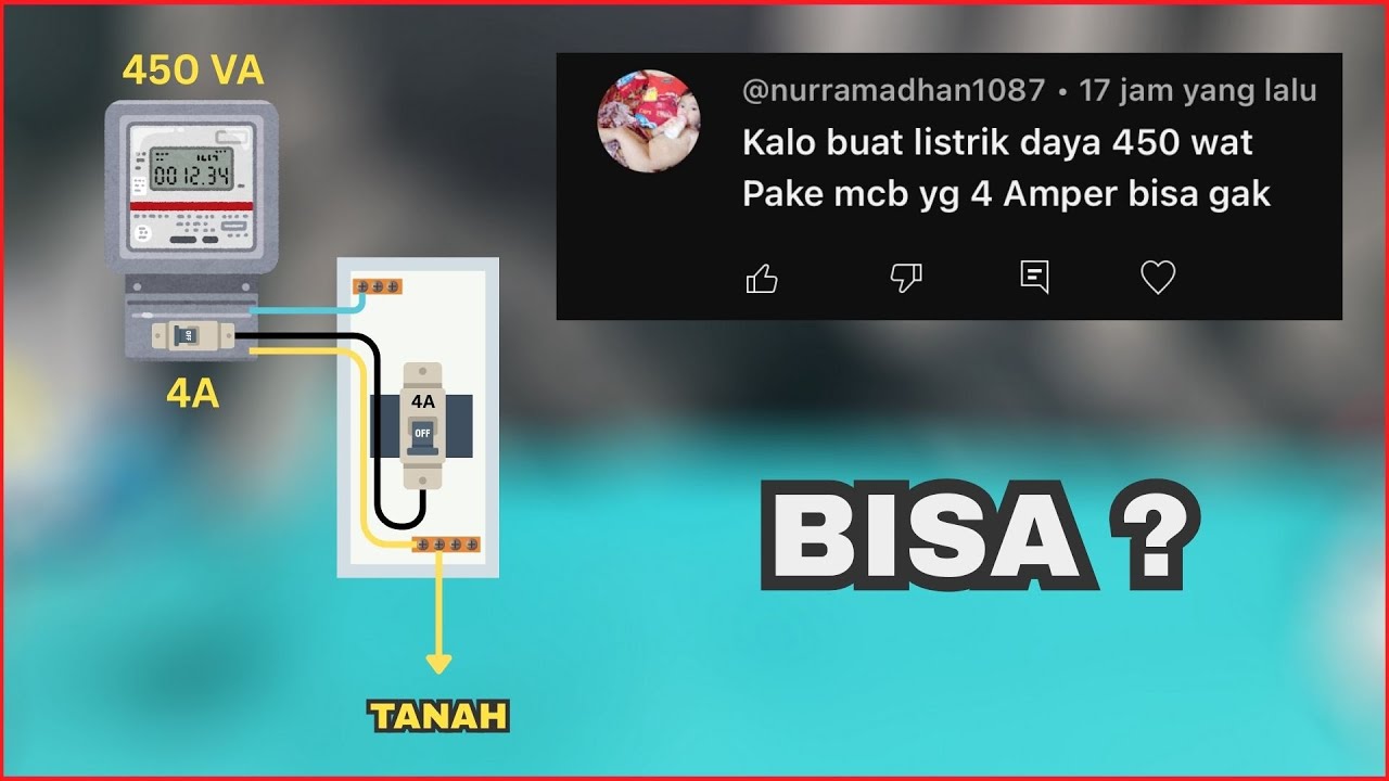 DAYA 450 VA PAKAI MCB 4A - QnA