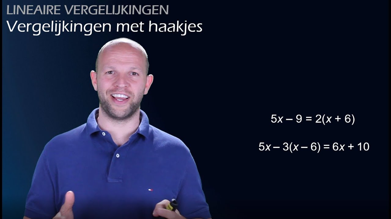 Hoe los je een vergelijking met haakjes op? (havo/vwo 2) - WiskundeAcademie