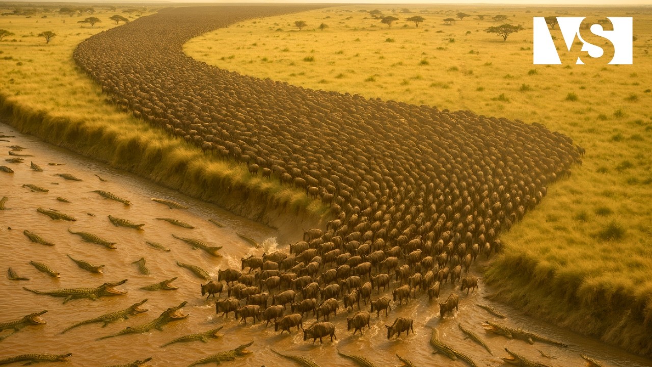 La Batalla por Sobrevivir al Rio Masai Mara En la que Miles Mueren - Documental Animales